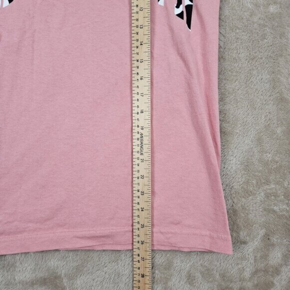 Made in USA Chinatown Market Cow Print Arch T-Shirt Pink Spell Out Logo Men's S - Picture 5 of 10